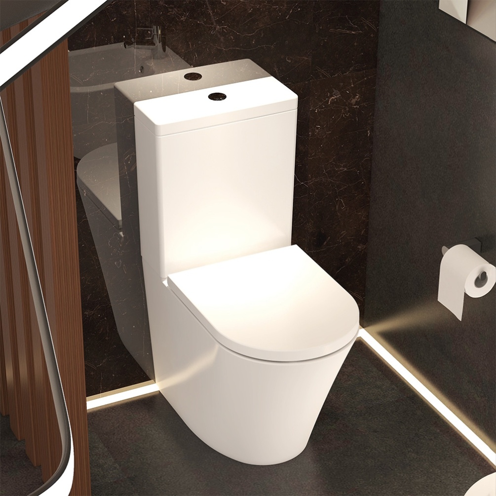 Imex Arco Rimless Closed Back Close Coupled Toilet