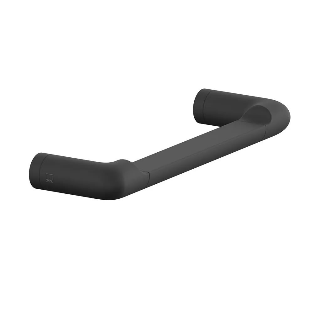 Vado Zoo Matt Black 300mm Towel Bar