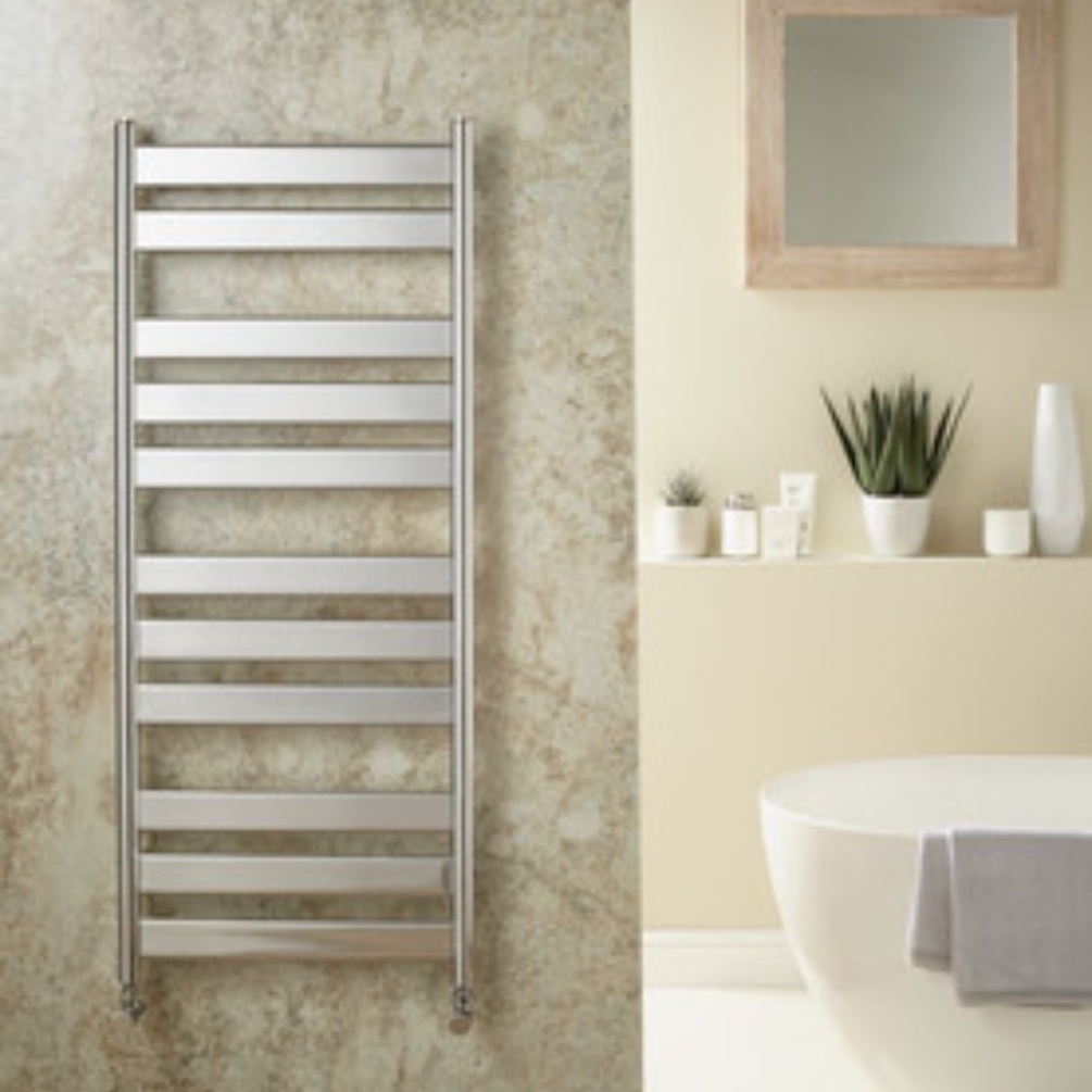Velaro Azor Chrome Towel Radiator Lifestyle