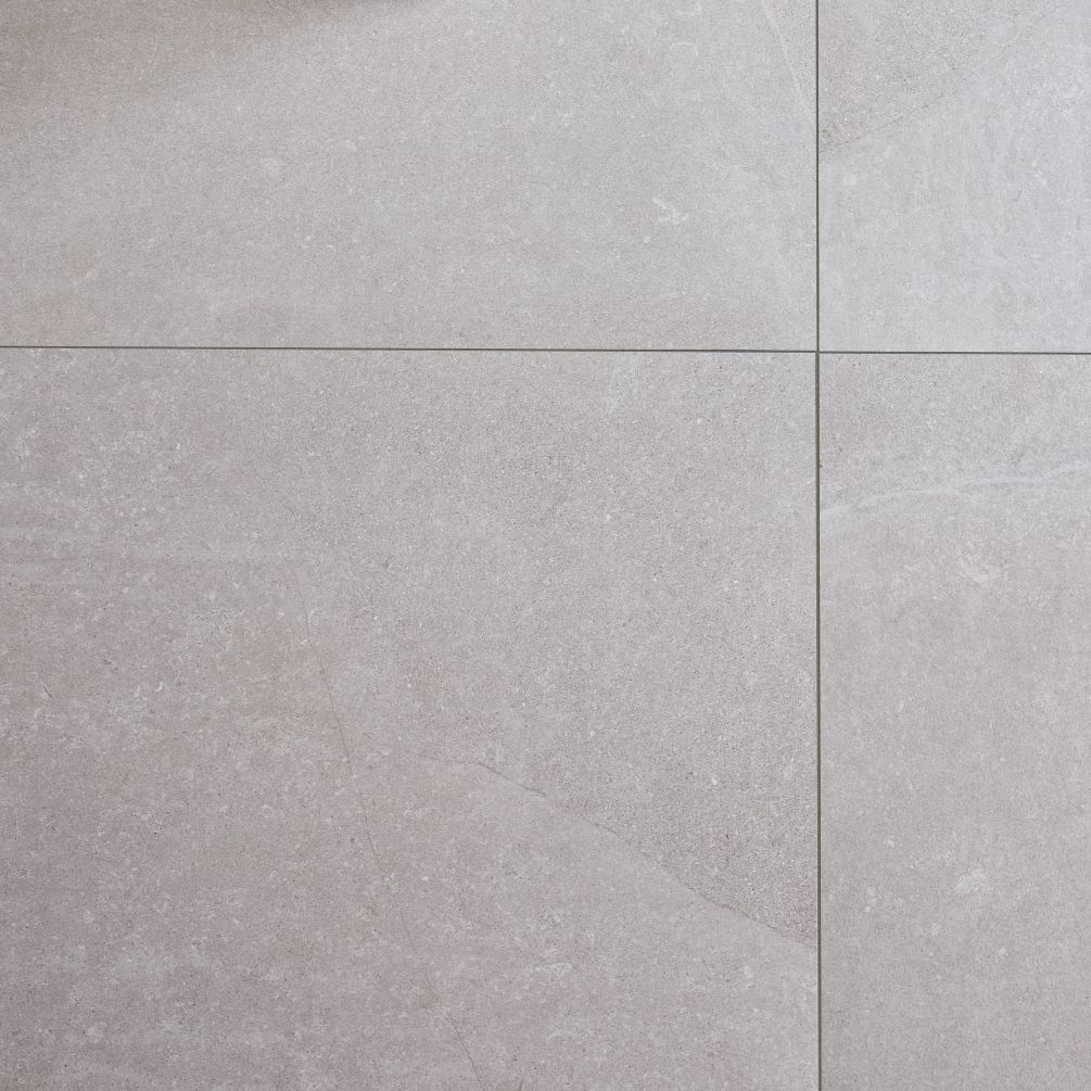 Lifestyle image of Ca Pietra Dorset Porcelain Grey 60x60