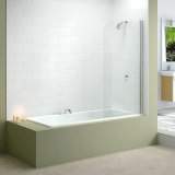 Merlyn MB1 Single Curved Bath Screen Lifestyle Image 1