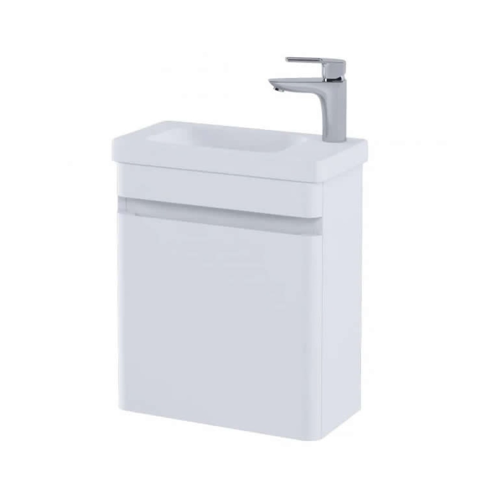 Photo Of RAK Resort Matt White 450mm Cloakroom Vanity Unit & Basin