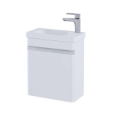 Photo Of RAK Resort Matt White 450mm Cloakroom Vanity Unit & Basin
