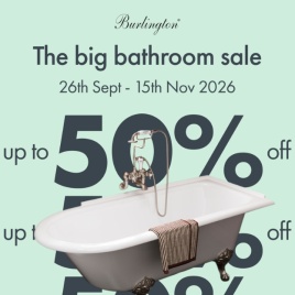 autumn big bathroom sale burlington up to 50% off