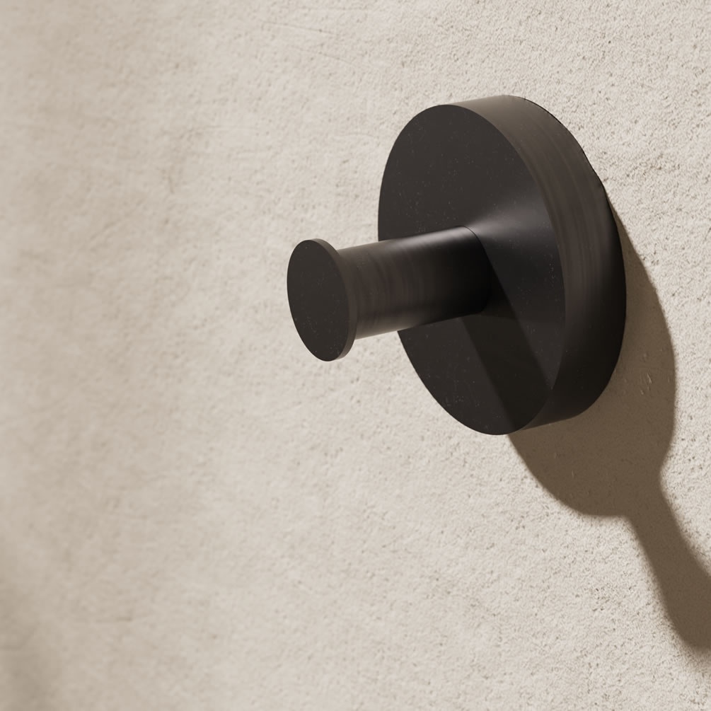 Lifestyle image of Crosswater 3ONE6 Slate Robe Hook