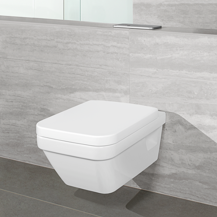 Lifestyle Photo of Villeroy and Boch Architectura Rimless Square Wall Hung WC