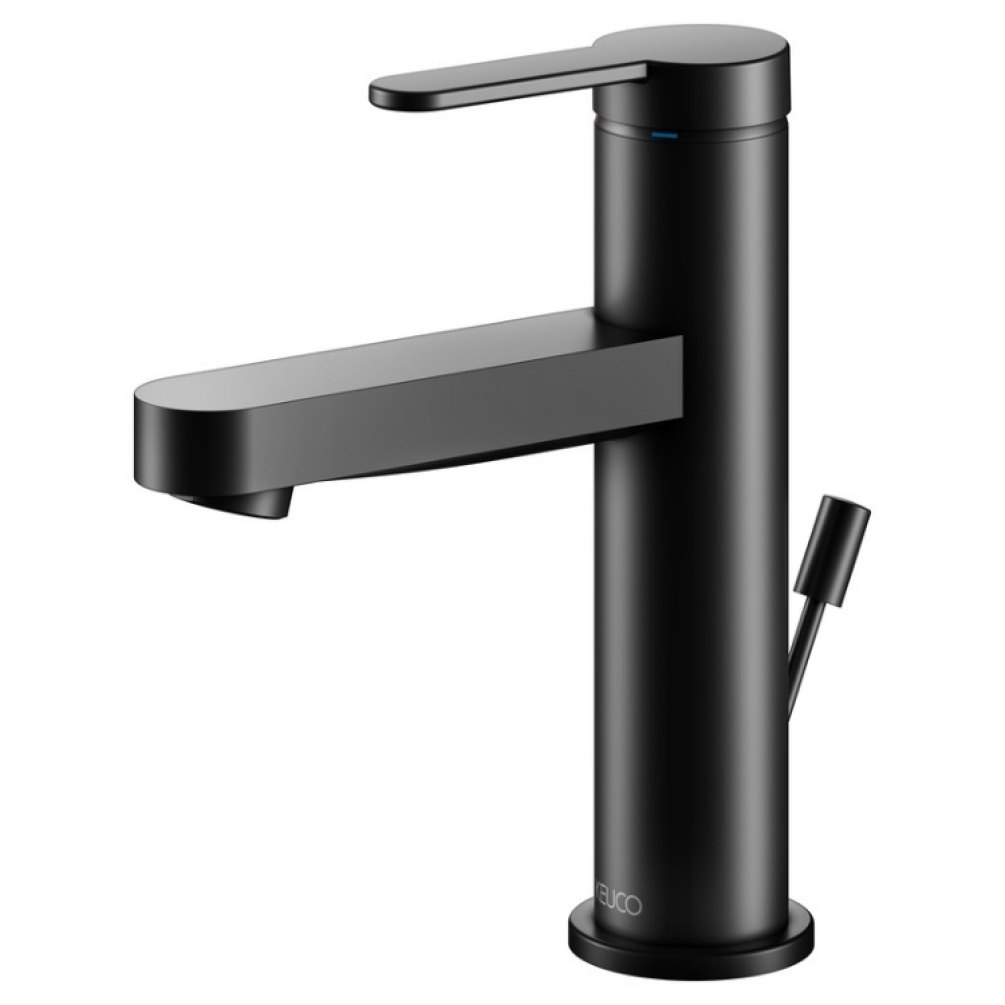 Product Cut out image of Keuco IXMO Flat Matt Black Single Lever Basin Mixer 100 59502 373000