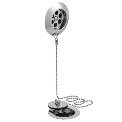 Vado Stowaway Plug & Chain Bath Waste Image 1