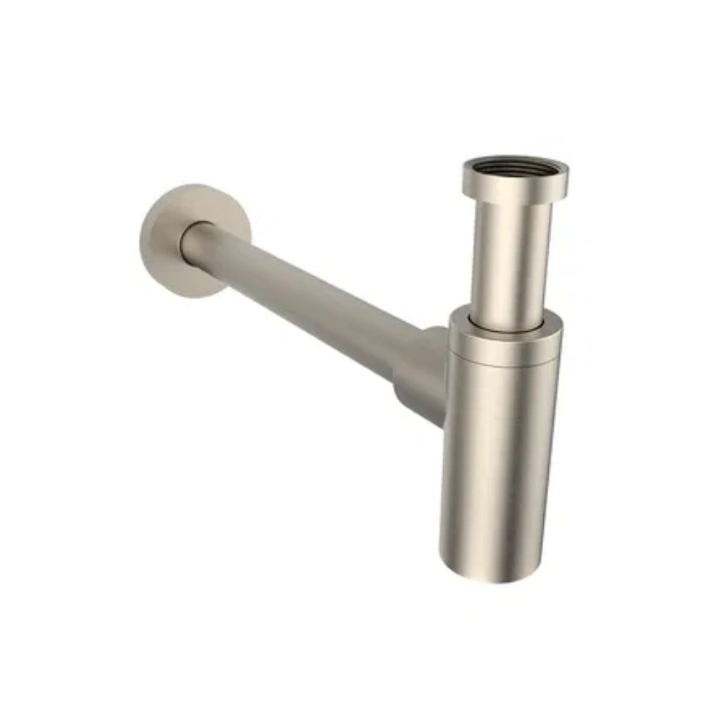 Cut out image of the Victoria + Albert Kit 22 Brushed Nickel Basin Bottle Trap