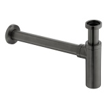 Cutout image of Vado Individual Brushed Black Contemporary Bottle Trap