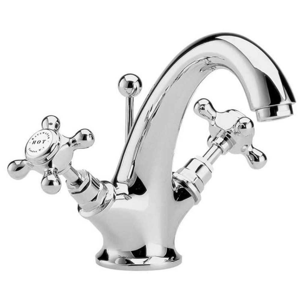 Photo of Bayswater Crosshead White & Chrome Mono Basin Mixer