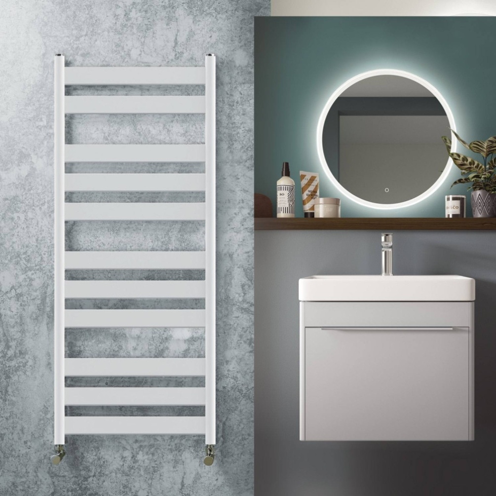 Velaro Azor White 800 x 500mm Designer Radiator Lifestyle