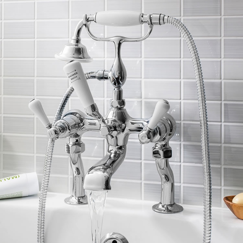 Crosswater Belgravia Lever Bath Shower Mixer with Kit