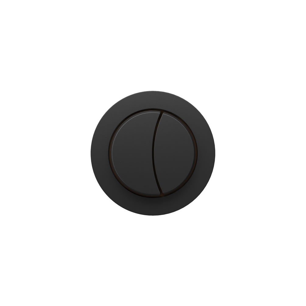 Crosswater Matt Black Dual Flush Button