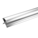 Cut out image of the Showerwall Compact Chrome External Corner Trim