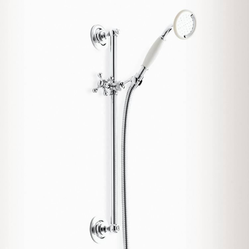 Heritage Flexible Riser Kit Chrome Finish Image