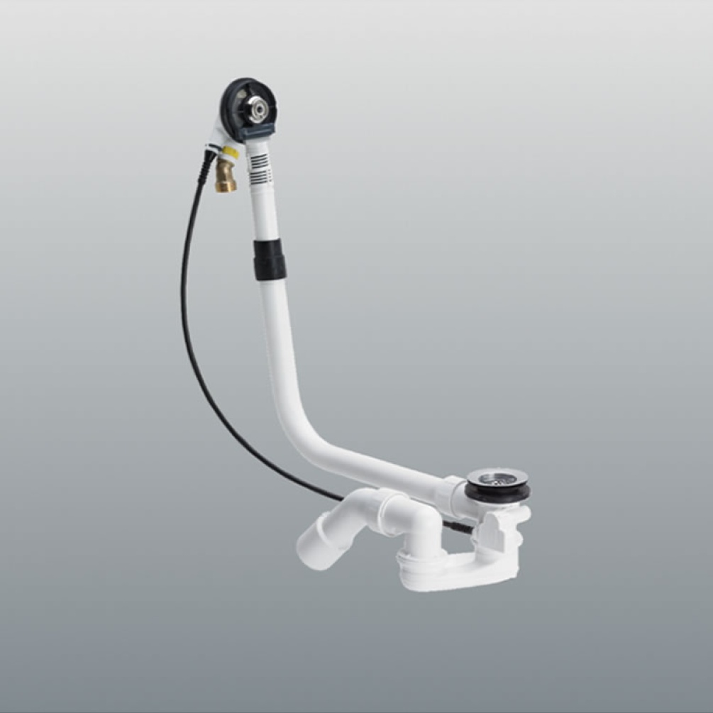 Bette Chrome Pop Up Extended Bath Filler, Waste & Overflow