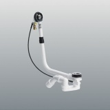 Bette Chrome Pop Up Extended Bath Filler, Waste & Overflow