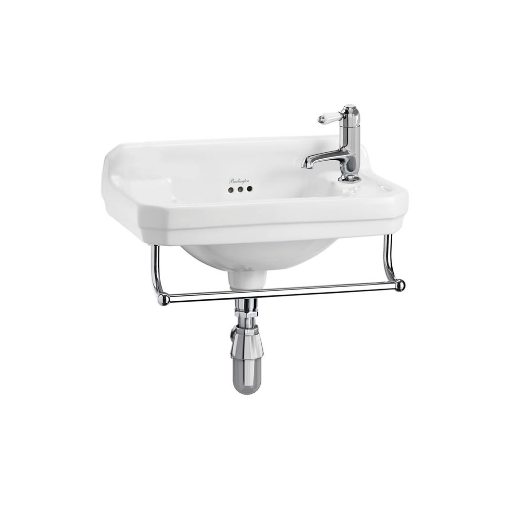 Cutout image of Burlington Edwardian Cloakroom 515mm Basin