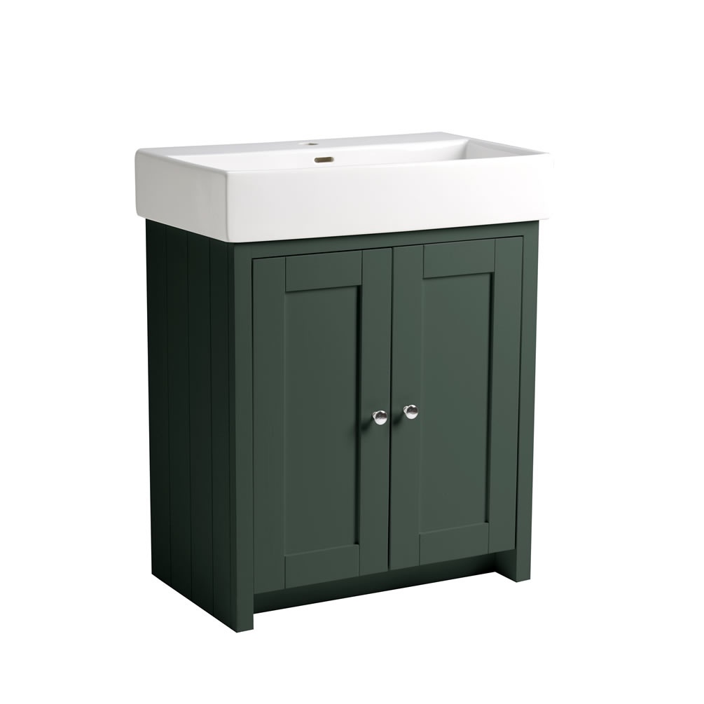 Tavistock Lansdown 700mm Matt Sherwood Green Freestanding Unit & Basin