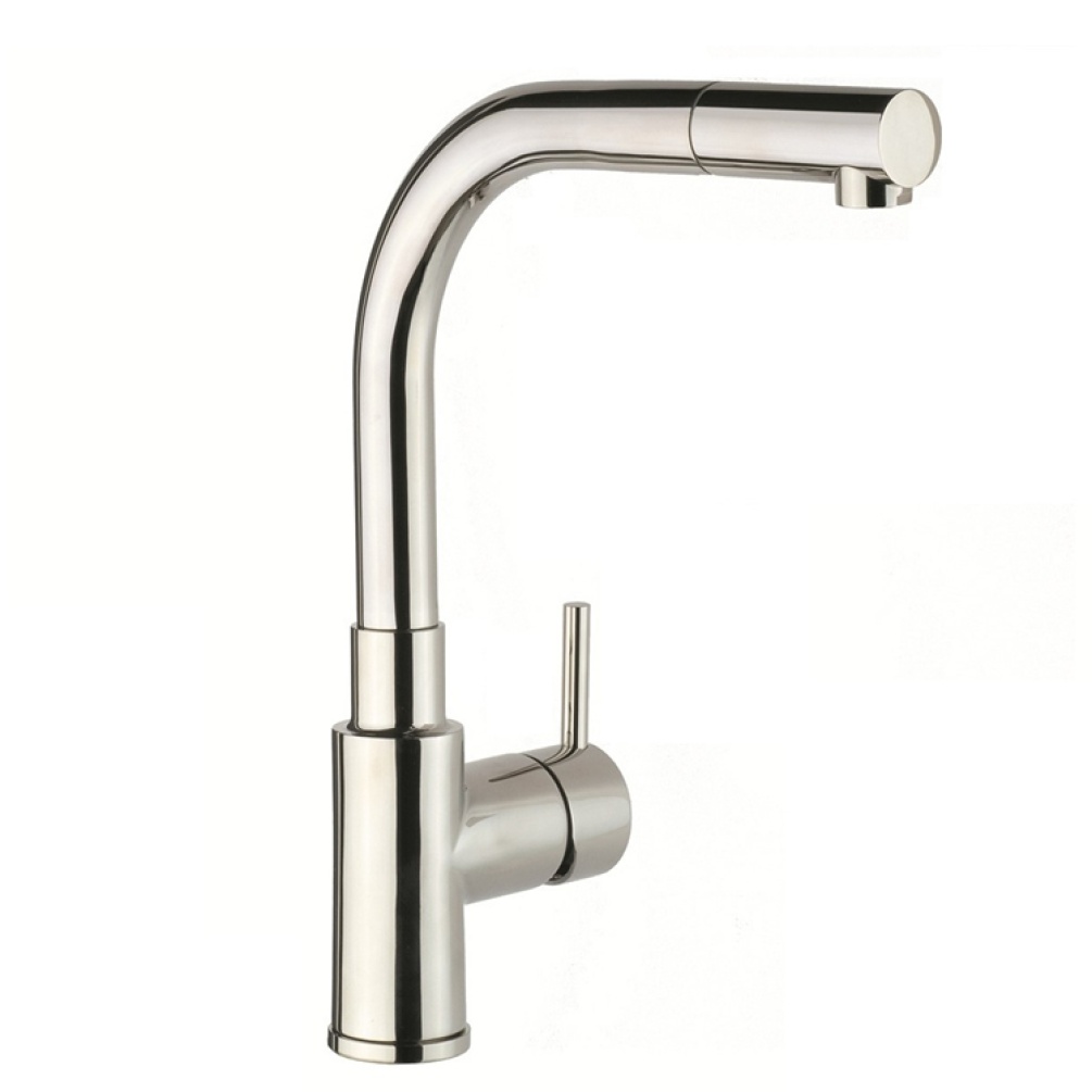 JTP Apco Chrome Kitchen Sink Mixer With Pull Out Spout