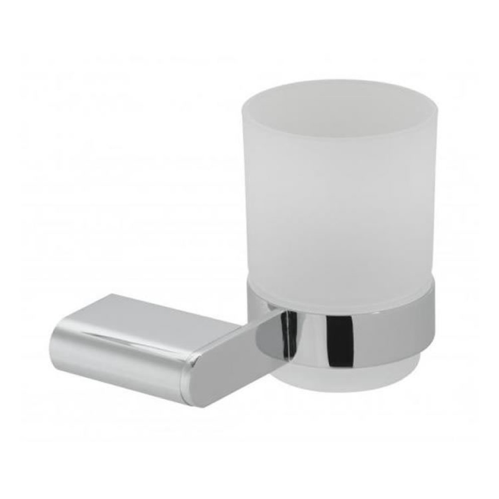 Vado Photon Frosted Glass Tumbler & Holder Image 1
