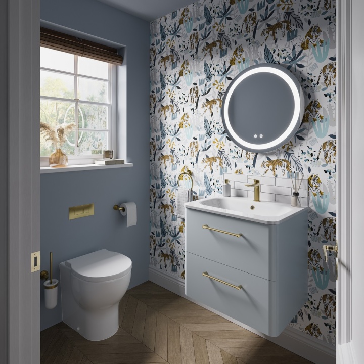 Lifestyle product image of Camberwell Blue Cloakroom Set