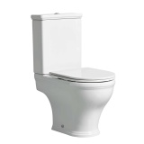 Product cut out image of the Tavistock Lansdown Close Coupled Short Projection Open Back Toilet