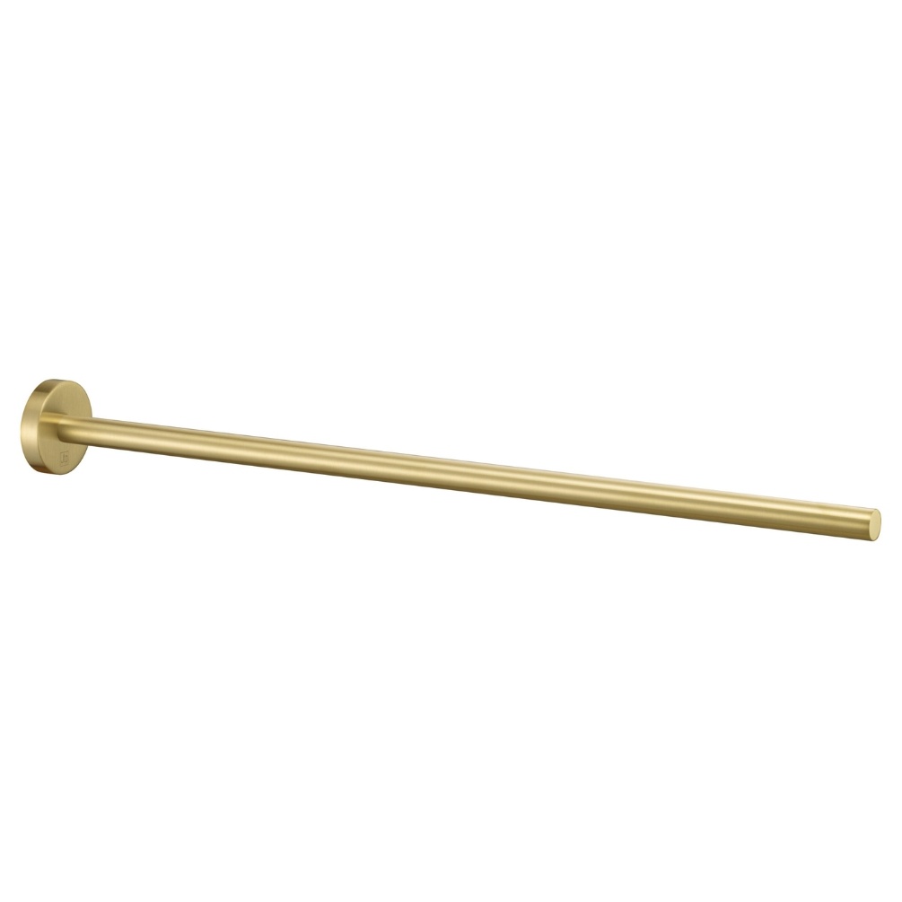 JTP Vos Brushed Brass Straight Towel Bar Cutout