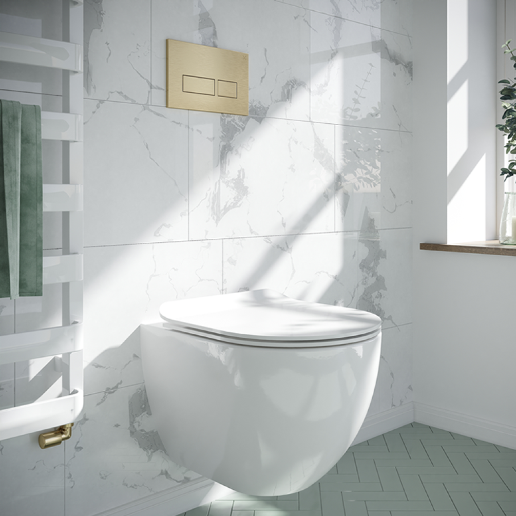 Crosswater Glide II Wall-Hung WC & Frame Pack