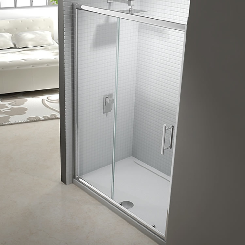 Merlyn 6 Series Sliding Shower Door in Recess