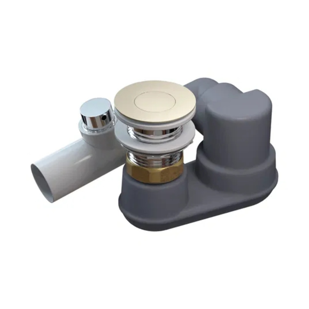 Cut out image of the Victoria + Albert Kit 40 Brushed Nickel IntelliDrain Bath Waste