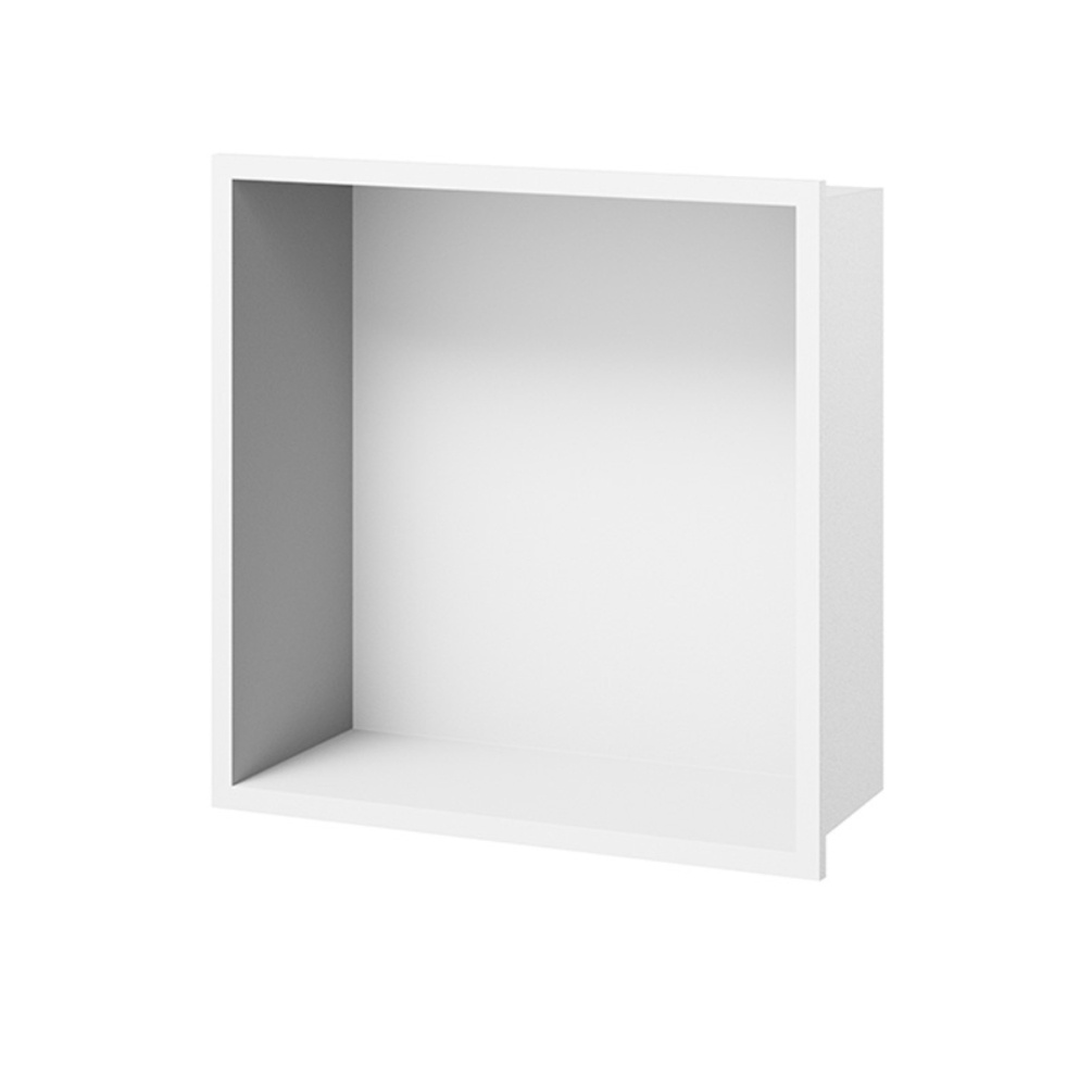 Cut out image of the Abacus Elements Matt White 320mm Shower Niche EMSU-SS10-3232