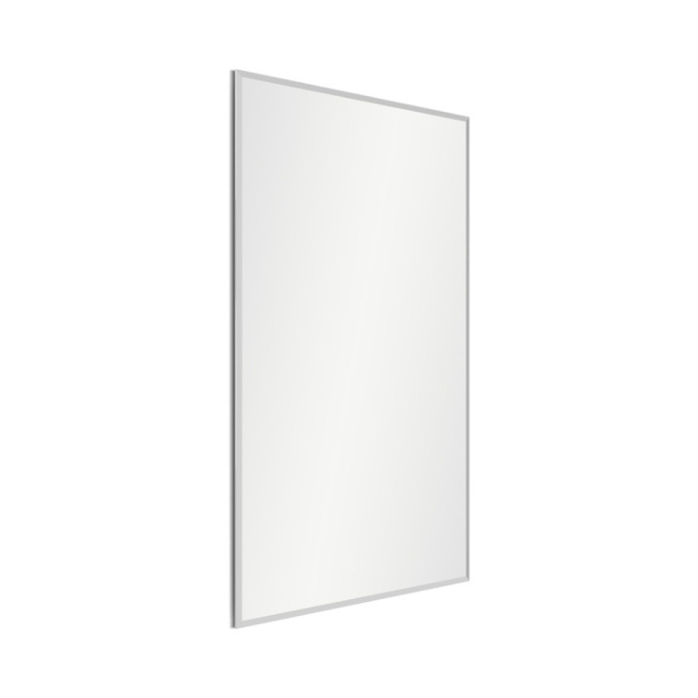 Product Cut out image of the Origins Living Belvoir 500mm Rectangular Mirror on an angle