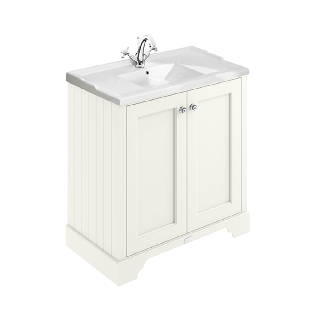 Photo of Bayswater Pointing White 800mm 2 Door Vanity Unit & Basin