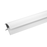 Cut out image of the Crosswater White External Corner Trim