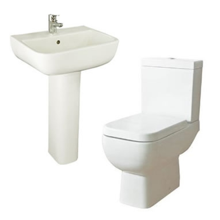 RAK Series 600 Toilet and Basin Set RAK600BT, Toilet & Basin Sets