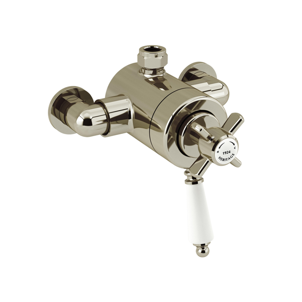 Photo of Heritage Dawlish Vintage Gold Exposed Diverter Shower Valve