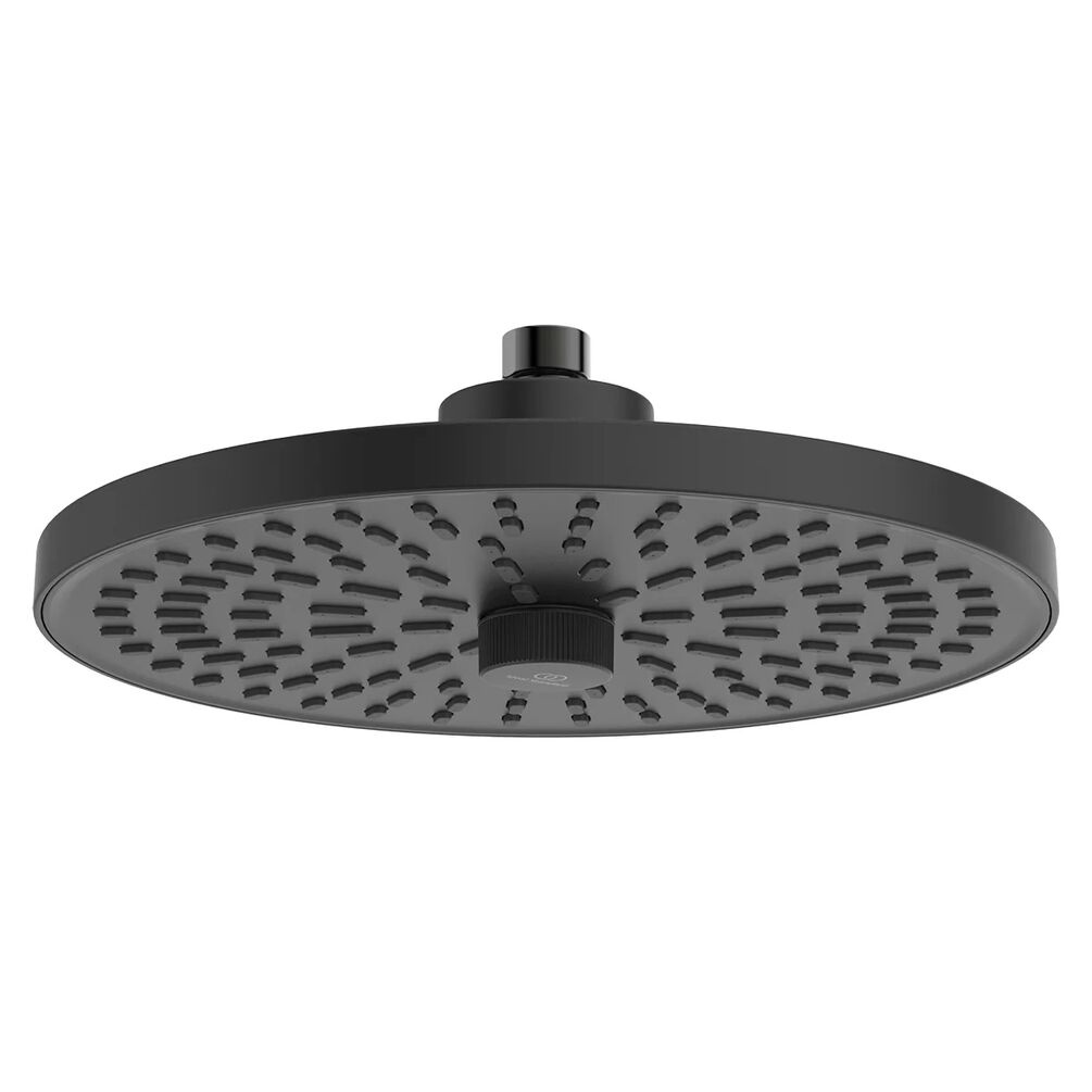 Cutout image of Ideal Standard Ceratherm Alu+ Silk Black Dual Function Rainfall Shower Head