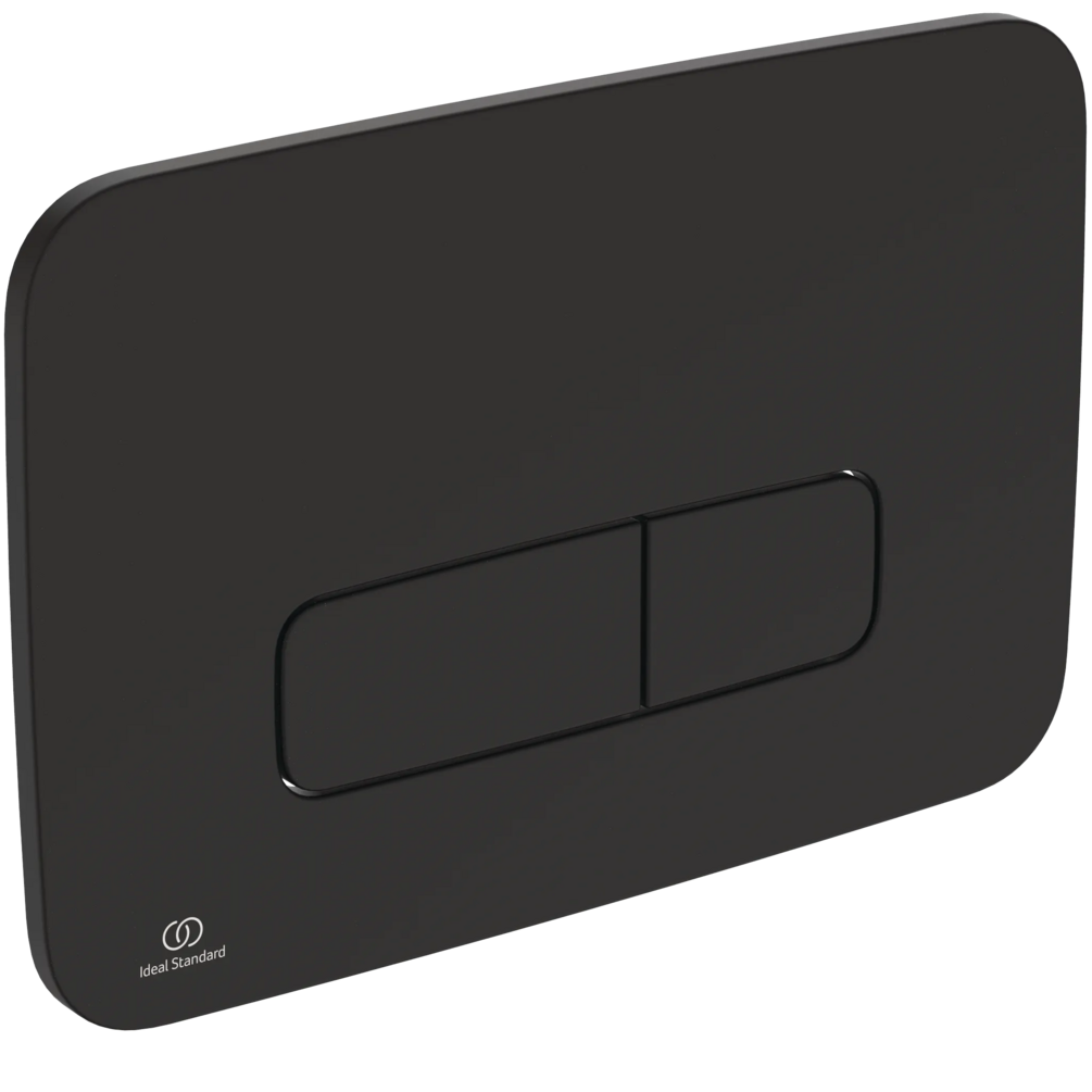 Cutout image of Ideal Standard Oleas Black M3 Mechanical Dual Flush Plate