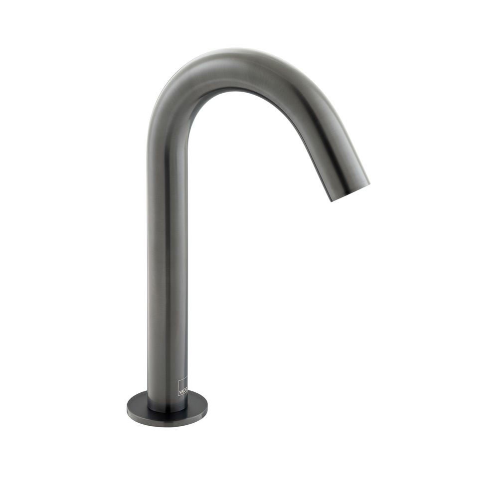 Cutout image of Vado Individual Brushed Black Deck-Mounted Basin Sensor Spout