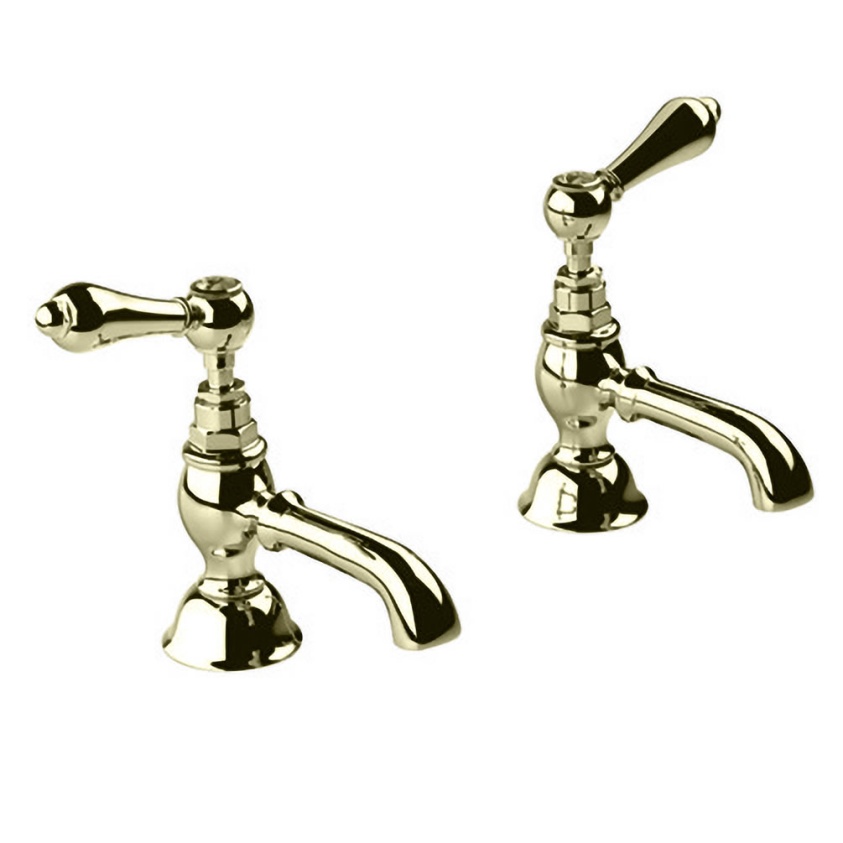 Heritage TRHG00 Ryde Basin Pillar Taps - Vintage Gold - Spares - View #13