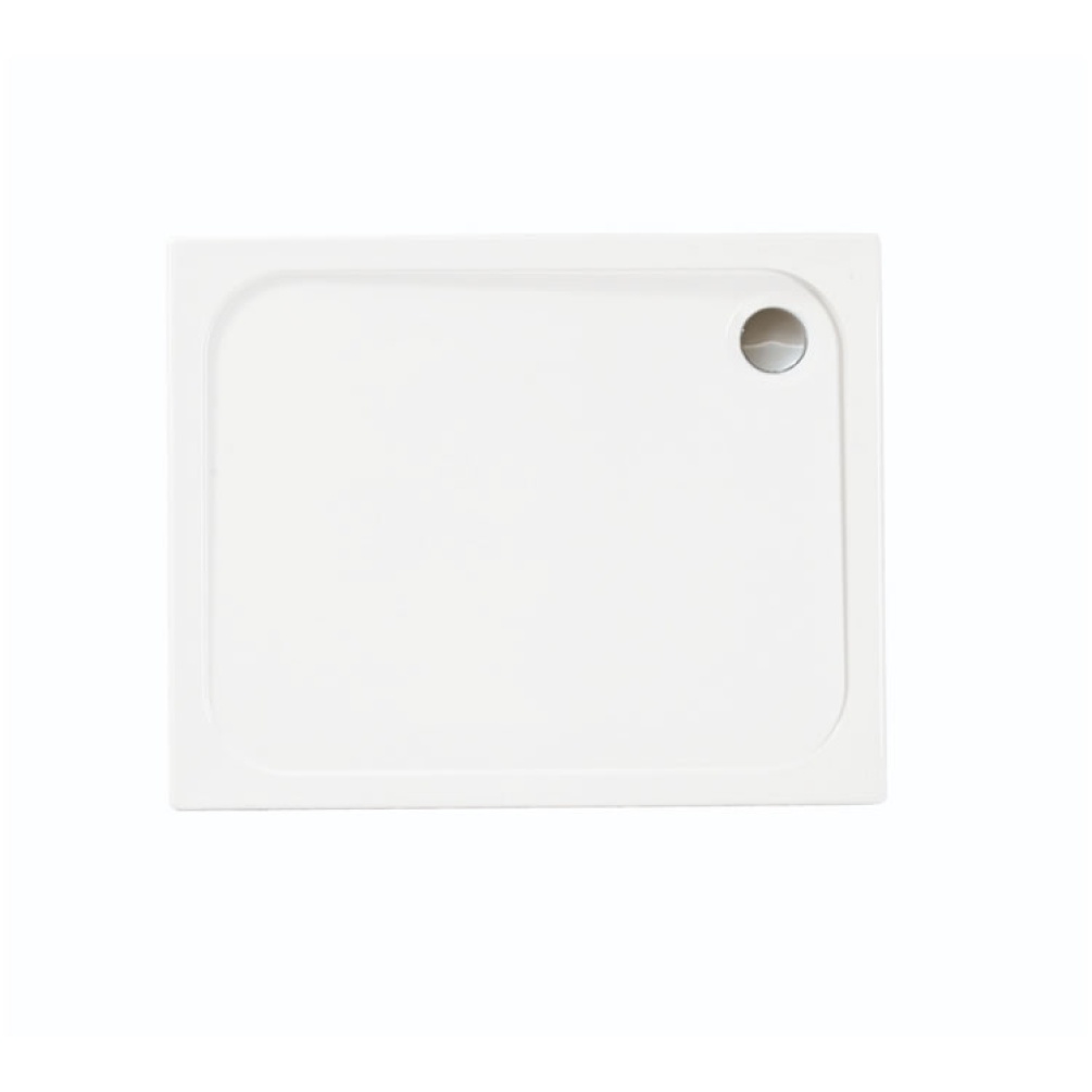 Merlyn Mstone 1680 x 760mm Rectangular Shower Tray & Waste - Image 1