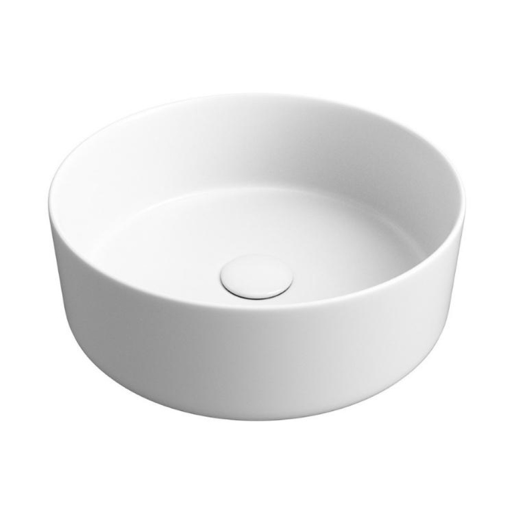 Product Cut out image of Apex Matt White Round Washbowl ZERO100508