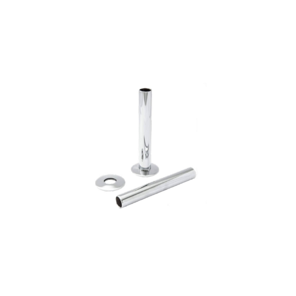 Cutout image of Redroom by Barwick Chrome 18 x 130mm Radiator Pipe Shrouds