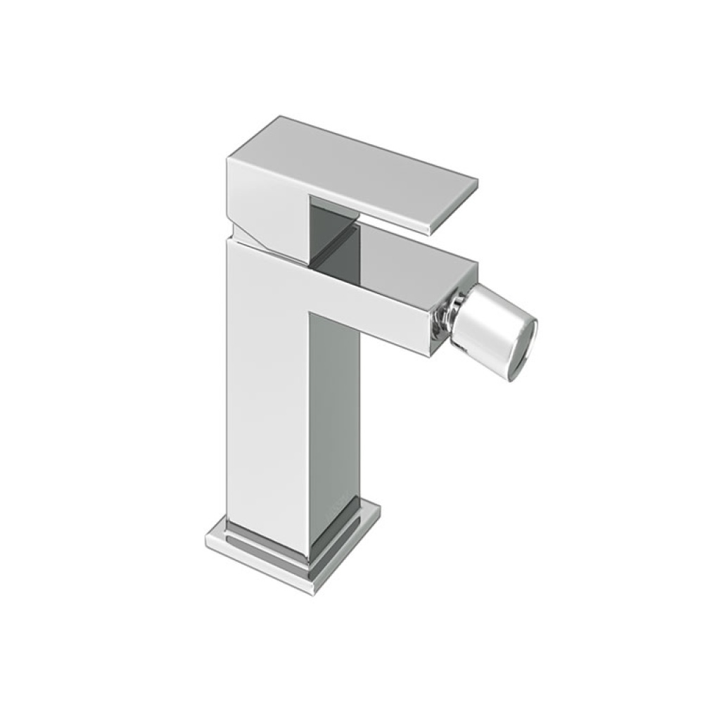 Product Cut out image of the Abacus Plan Chrome Mono Bidet Mixer