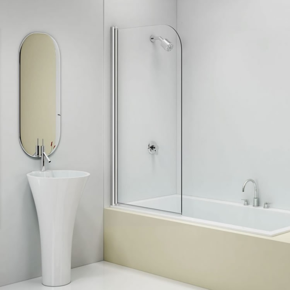 Merlyn MB11 Single Curved Panel Bath Screen