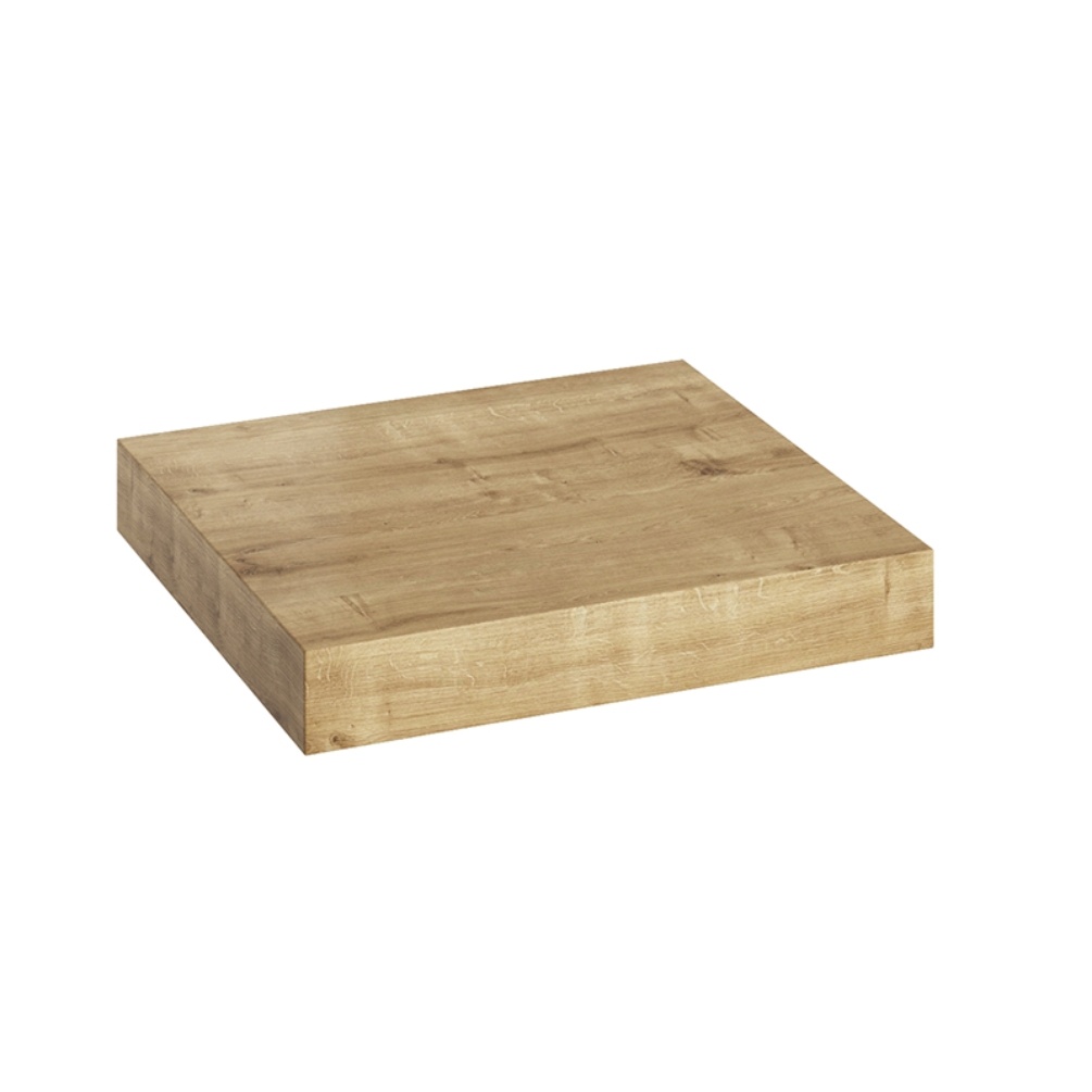 Product Cut out image of the Abacus Concept Cloud Halifax Oak 500mm Shelf