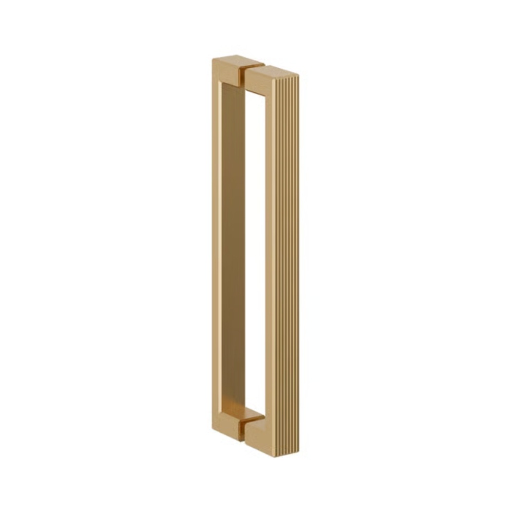 Crosswater Asura 8 Brushed Brass Fluted Handle Cut Out
