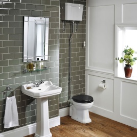 Lifestyle image of Ideal Standard Waverley High-Level Toilet